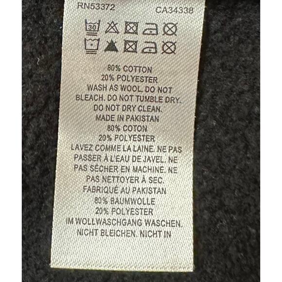 2/$30 French Connection Plus Crewneck Sweatshirt Black Logo Big Tall Size 4XL - Picture 11 of 12